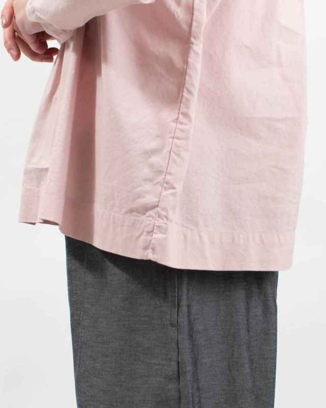 SK8121256  SUN VALLEY 30コットン平織 日本製品染 タックブラウス