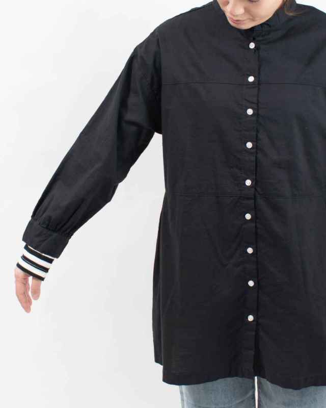 SK8122257  SUN VALLEY 30コットン平織 日本製品染 2WAYチュニック