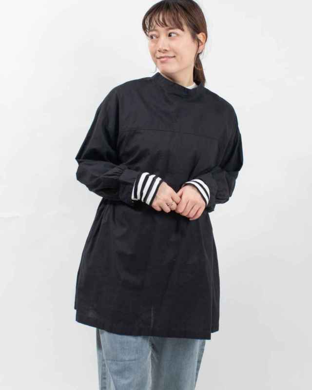 SK8122257  SUN VALLEY 30コットン平織 日本製品染 2WAYチュニック