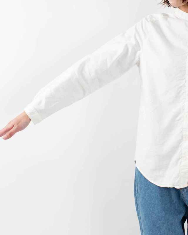 SUN VALLEY オックススタンドカラーシャツ SKT005000