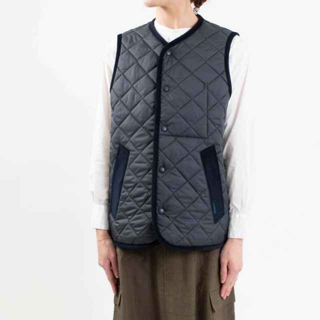 ベスト・ジレ LAVENHAM SS23 NYLON VEST. (SLJ3166_G96) WETTEMPT ベスト ジレ STAND NECK NYLON VEST / スタンドネック