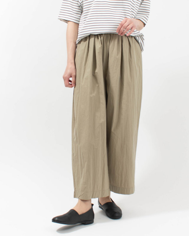 TK427263 tukuroi by SUN VALLEY コットンナイロンワイドパンツ