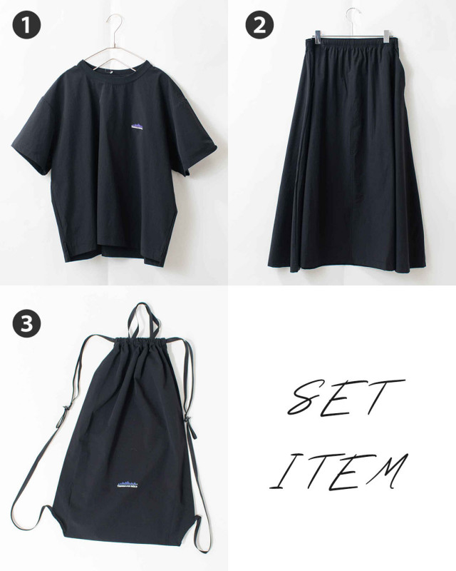 TM251NP00032  THOUSAND MILE SHORT SLEEVE T-SHIRT＆SKIRT SET