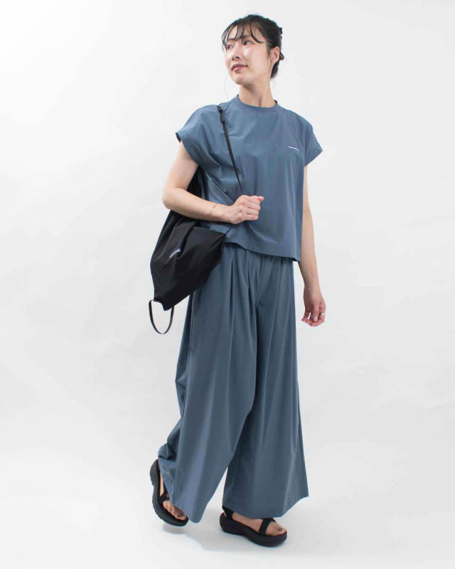 TM251NP00042  THOUSAND MILE FRENCH SLEEVE SHIRT＆WIDE PANTS SET