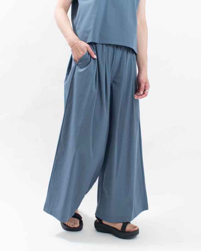 TM251NP00042  THOUSAND MILE FRENCH SLEEVE SHIRT＆WIDE PANTS SET