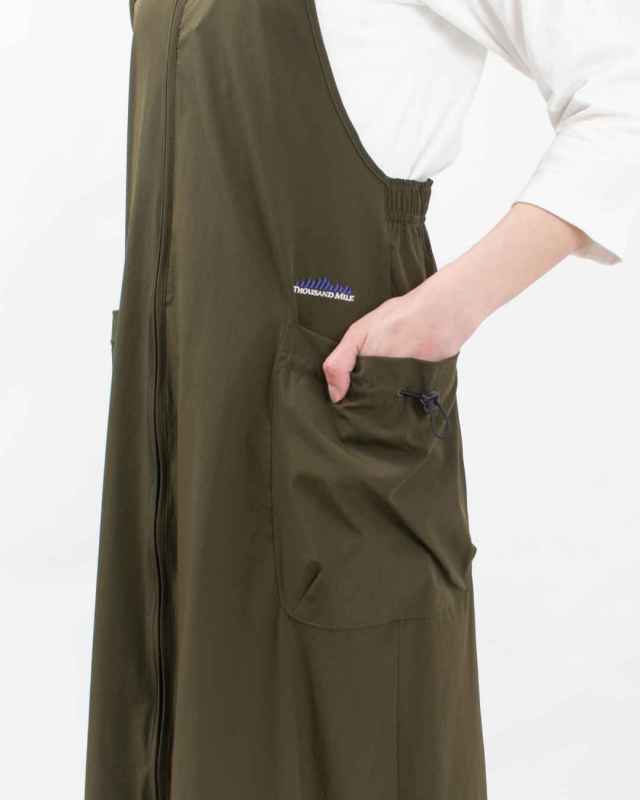 TM251NP00062　THOUSAND MILE FRONT ZIP SALOPETTE OP