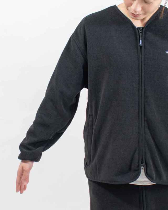 TM252KF00160 THOUSAND MILE KNIT FREECE ZIP CARDIGAN