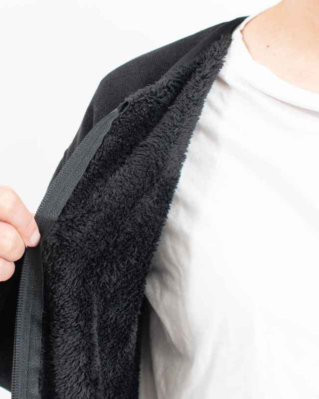 TM252KF00160 THOUSAND MILE KNIT FREECE ZIP CARDIGAN