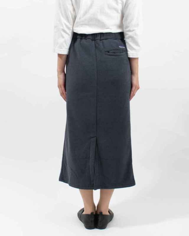 TM252KF00202 THOUSAND MILE KNIT FREECE FRONT ZIP SKIRT