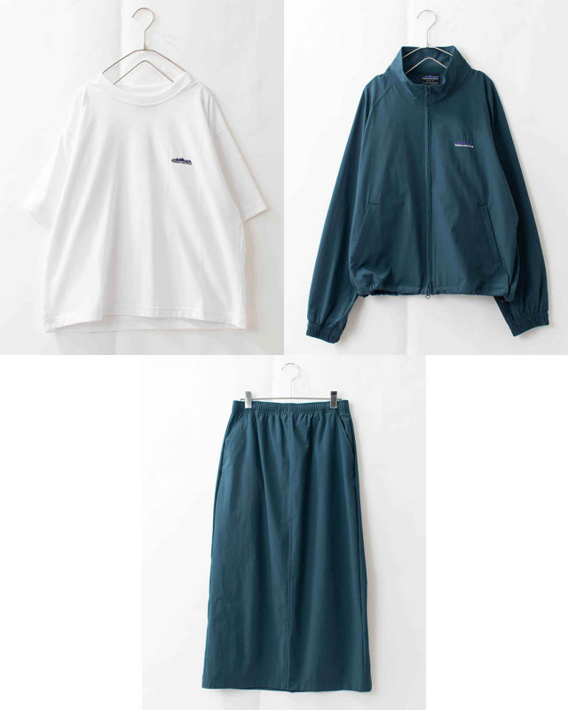 TM252NP00022 THOUSAND MILE ZIP BLOUSON＆T-SHIRT＆SKIRT SET UP