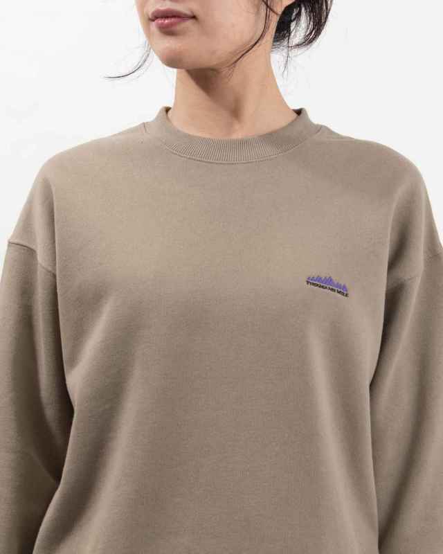 TM252UK00370 THOUSAND MILE DRAWCORD CREW NECK PULLOVER