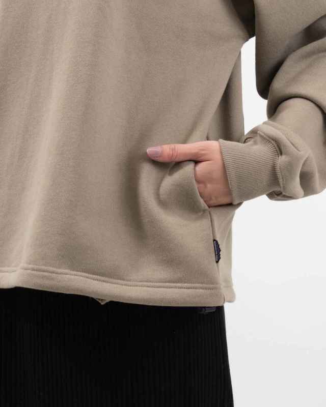 TM252UK00370 THOUSAND MILE DRAWCORD CREW NECK PULLOVER