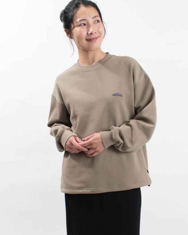 TM252UK00370 THOUSAND MILE DRAWCORD CREW NECK PULLOVER