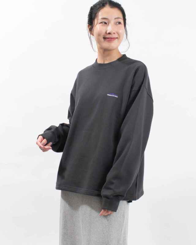 TM252UK00370 THOUSAND MILE DRAWCORD CREW NECK PULLOVER