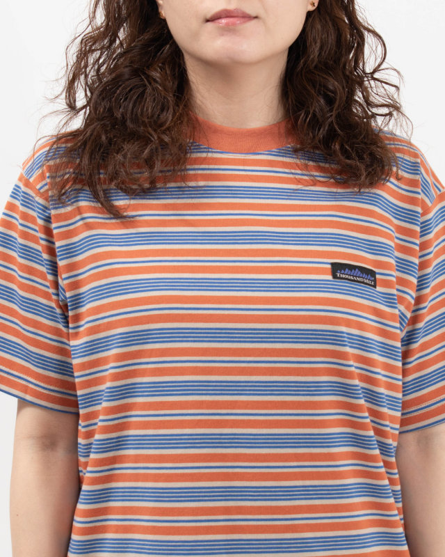TM261TC00130  THOUSAND MILE SHORT SLEEVE T-SHIRT T/C JERSEY BORDER
