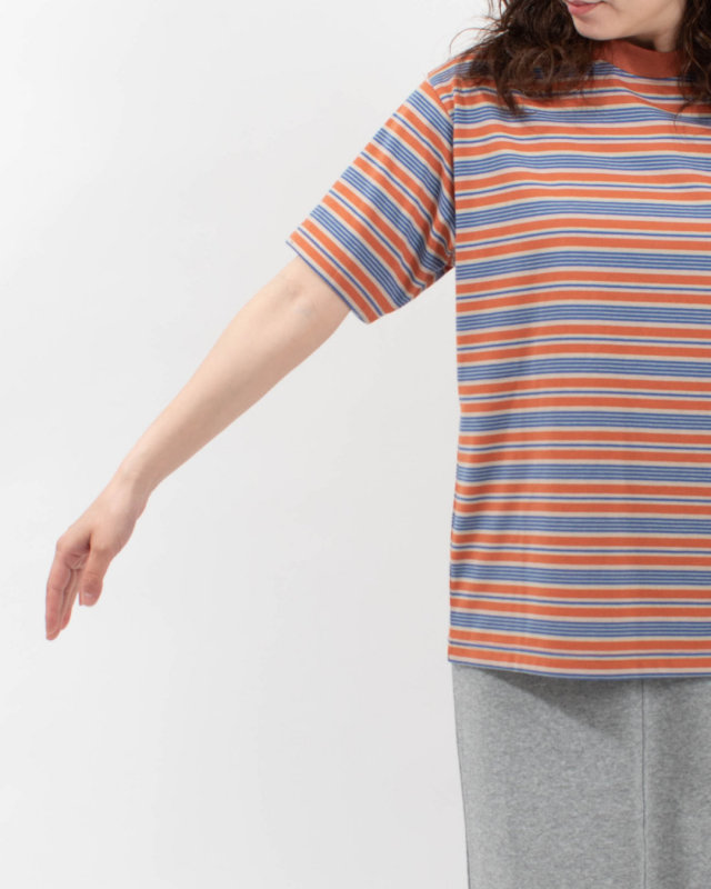 TM261TC00130  THOUSAND MILE SHORT SLEEVE T-SHIRT T/C JERSEY BORDER