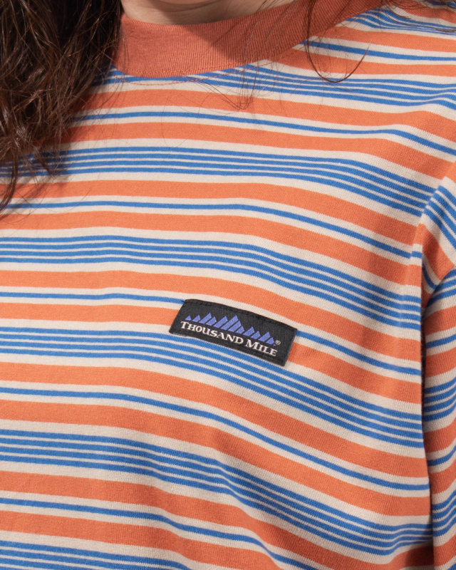 TM261TC00130  THOUSAND MILE SHORT SLEEVE T-SHIRT T/C JERSEY BORDER