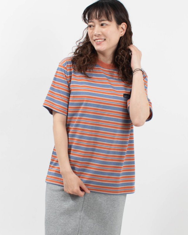 TM261TC00130  THOUSAND MILE SHORT SLEEVE T-SHIRT T/C JERSEY BORDER