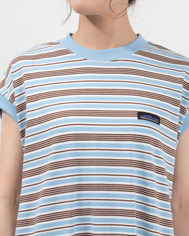 TM261TC00522  THOUSAND MILE FRENCH SLEEVE OP BORDER T/C JERSEY 