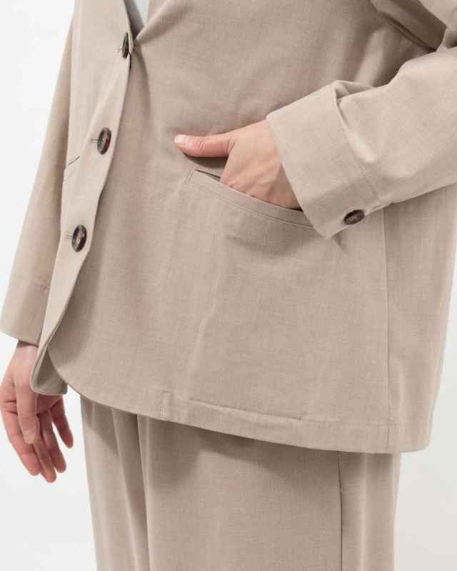 TW261D-JK33  le ciel a tempsdoux T/R平織りジャケット