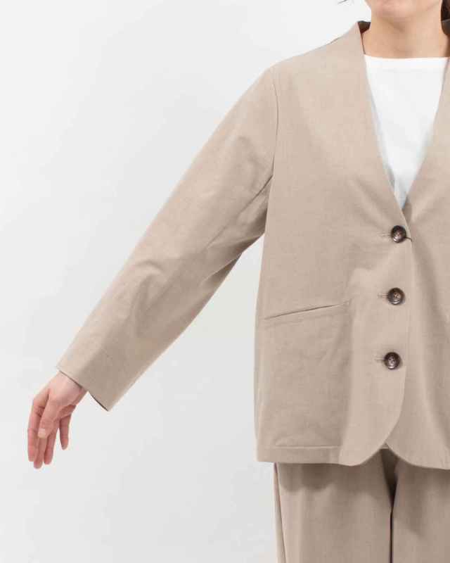 TW261D-JK33  le ciel a tempsdoux T/R平織りジャケット