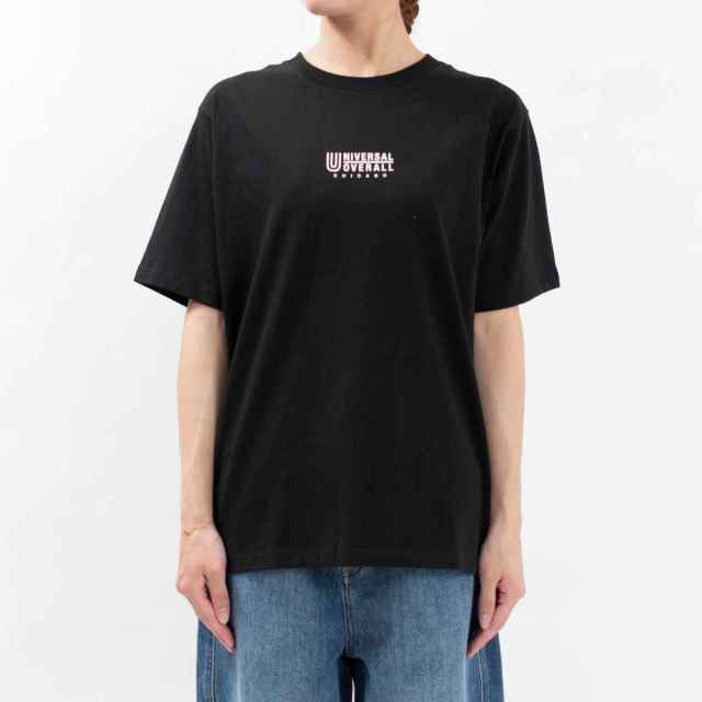 U2423208-A UNIVERSAL OVERALL センターロゴTシャツ