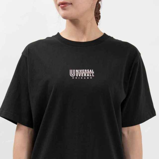 U2423208-A UNIVERSAL OVERALL センターロゴTシャツ