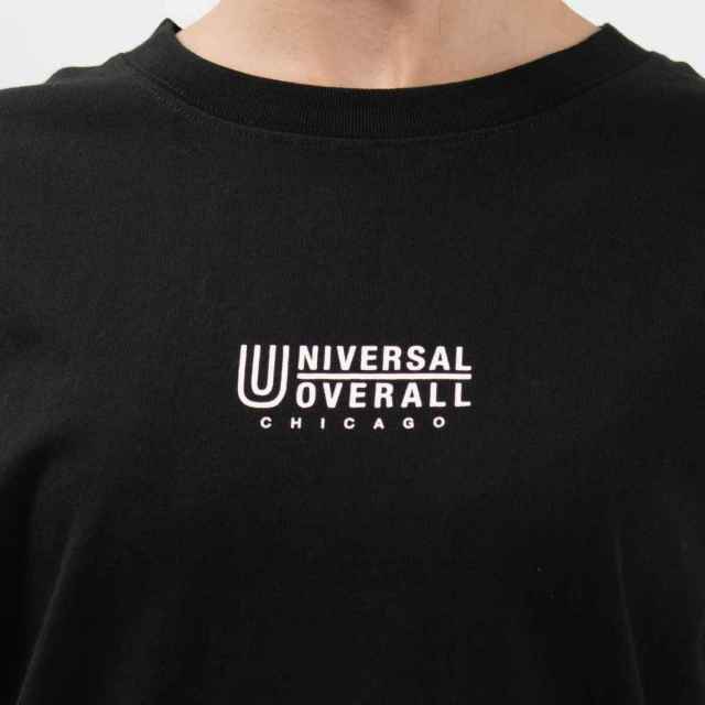 U2423208-A UNIVERSAL OVERALL センターロゴTシャツ