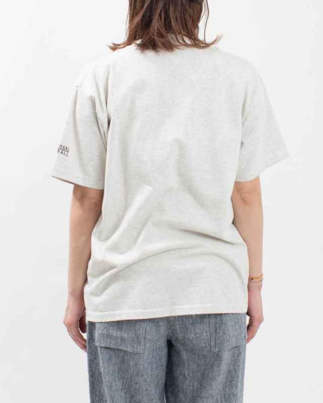 UNIVERSAL OVERALL STONE WASH TENNIS S/S TEE｜ナチュラル