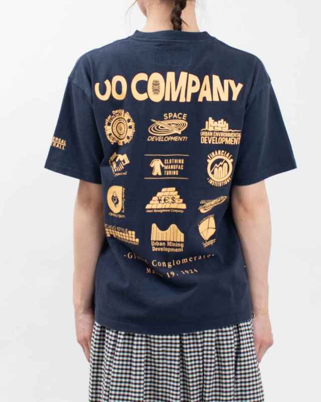 UNIVERSAL OVERALL ユニバーサルオーバーオール STONE WASH UOC S/S TEE U2513209-B ユニセックス カジュアル アメカジ アウトドア Tシャツ バックプリント UNIVERSAL OVERALL STONE WASH UOC S/S TEE｜ナチュラル
