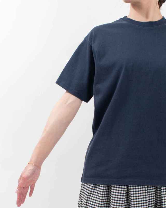 UNIVERSAL OVERALL ユニバーサルオーバーオール STONE WASH UOC S/S TEE U2513209-B ユニセックス カジュアル アメカジ アウトドア Tシャツ バックプリント UNIVERSAL OVERALL STONE WASH UOC S/S TEE｜ナチュラル