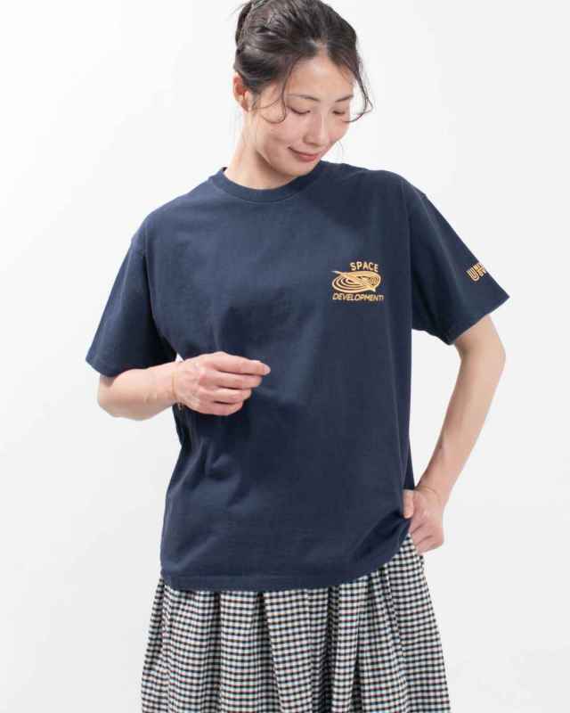 UNIVERSAL OVERALL STONE WASH UOC S/S TEE｜ナチュラル