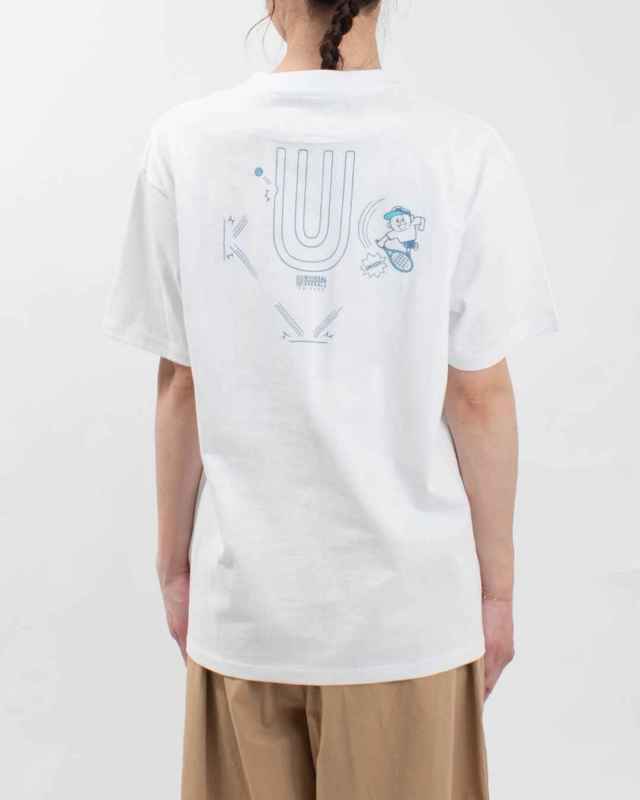 U2513209WJ  UNIVERSAL OVERALL Windy.Jr TENNIS S/S Print Tee
