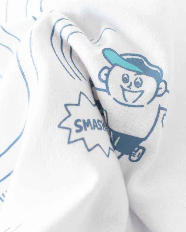 U2513209WJ  UNIVERSAL OVERALL Windy.Jr TENNIS S/S Print Tee