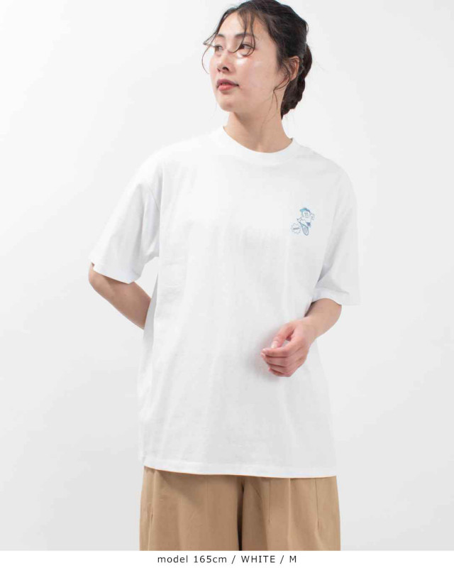 U2513209WJ  UNIVERSAL OVERALL Windy.Jr TENNIS S/S Print Tee