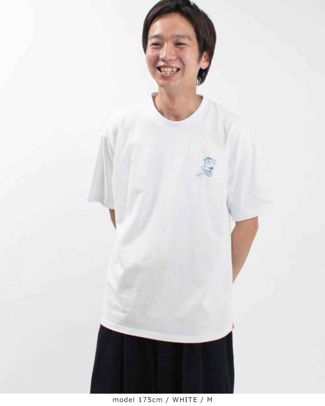 UNIVERSAL OVERALL Windy.Jr TENNIS S/S Print Tee｜ナチュラル