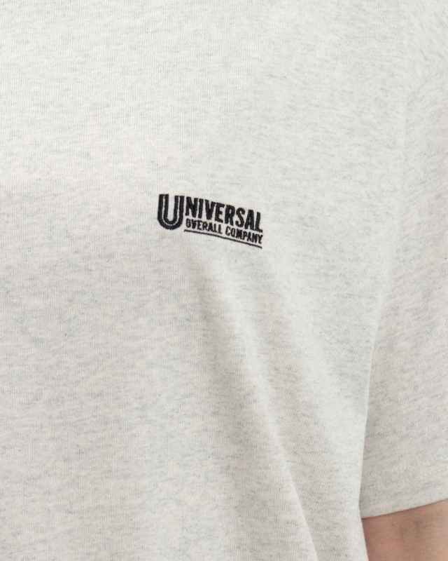 UNIVERSAL OVERALL ユニバーサル オーバーオール EMBROIDERY TEE U2523249 ユニセックス レディース メンズ Tシャツ アメカジ シンプル トラッド 父の日 ギフト セール】【UNIVERSAL OVERALL】EMBROIDERY TEE U2523249（T