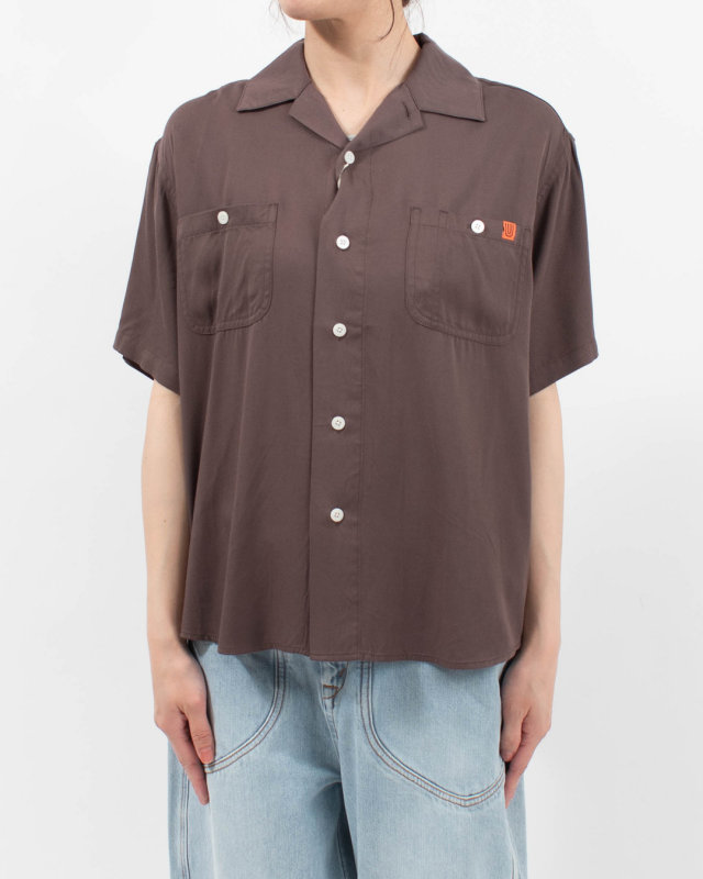 U2613120  UNIVERSAL OVERALL OPEN COLLAR S/S SHIRT
