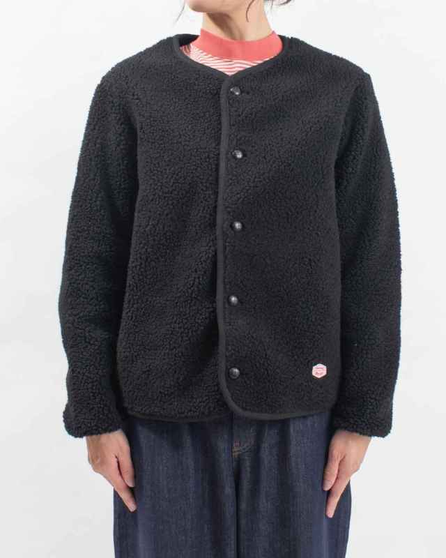 VM252BL25030 VINCENT MIREILLE BOA CARDIGAN