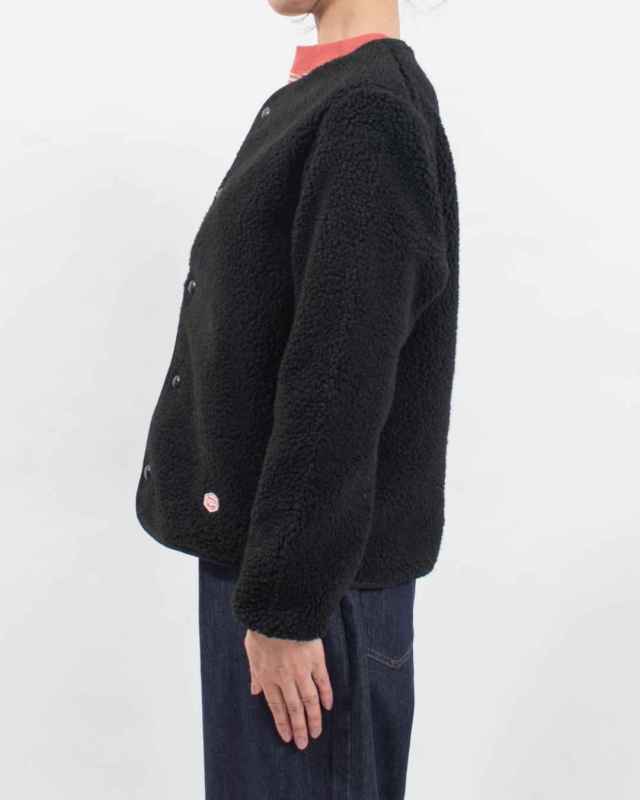 VM252BL25030 VINCENT MIREILLE BOA CARDIGAN