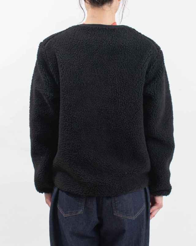 VM252BL25030 VINCENT MIREILLE BOA CARDIGAN