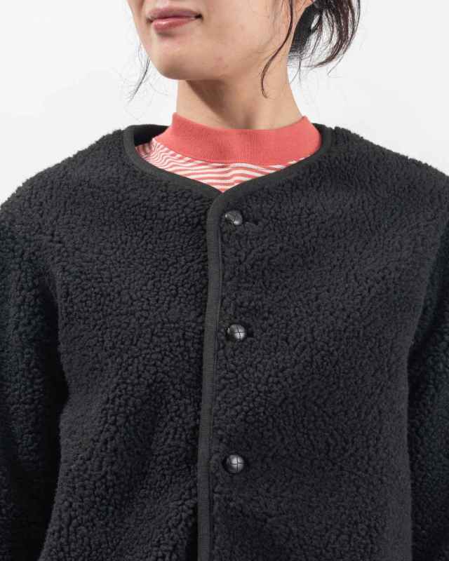 VM252BL25030 VINCENT MIREILLE BOA CARDIGAN