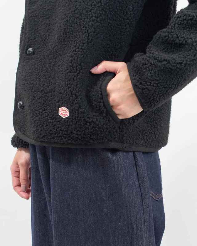 VM252BL25030 VINCENT MIREILLE BOA CARDIGAN