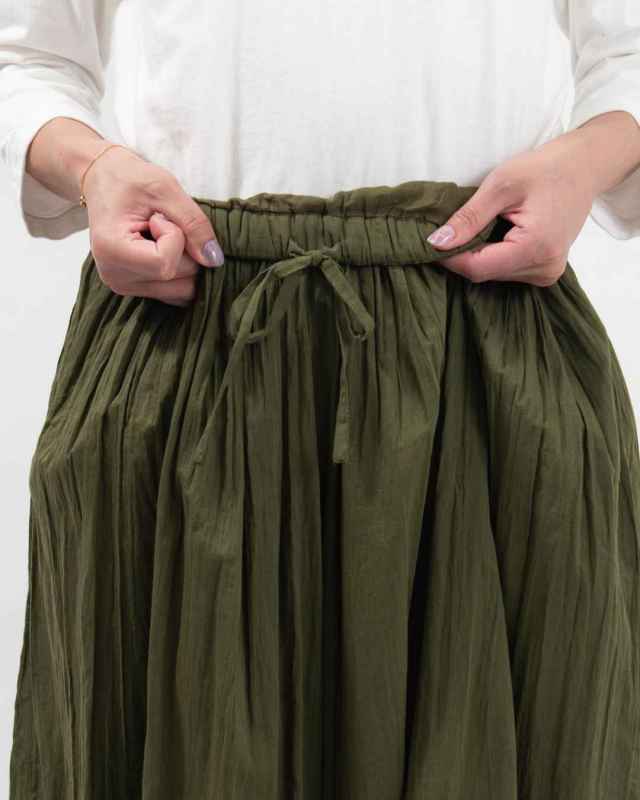 WFA2622 Noia コットンボイル クリンクルパンツ