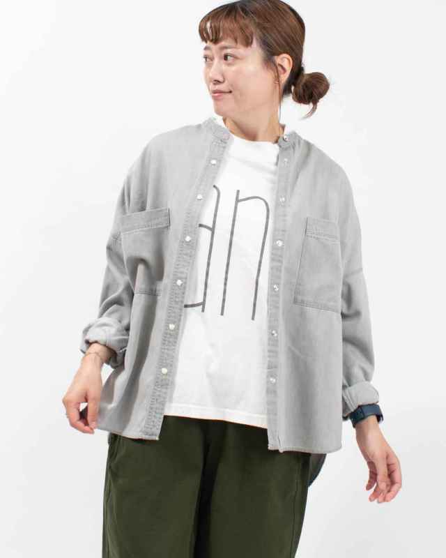 WLN4951 hunch 6oz テンセルデニム オーバーシャツ