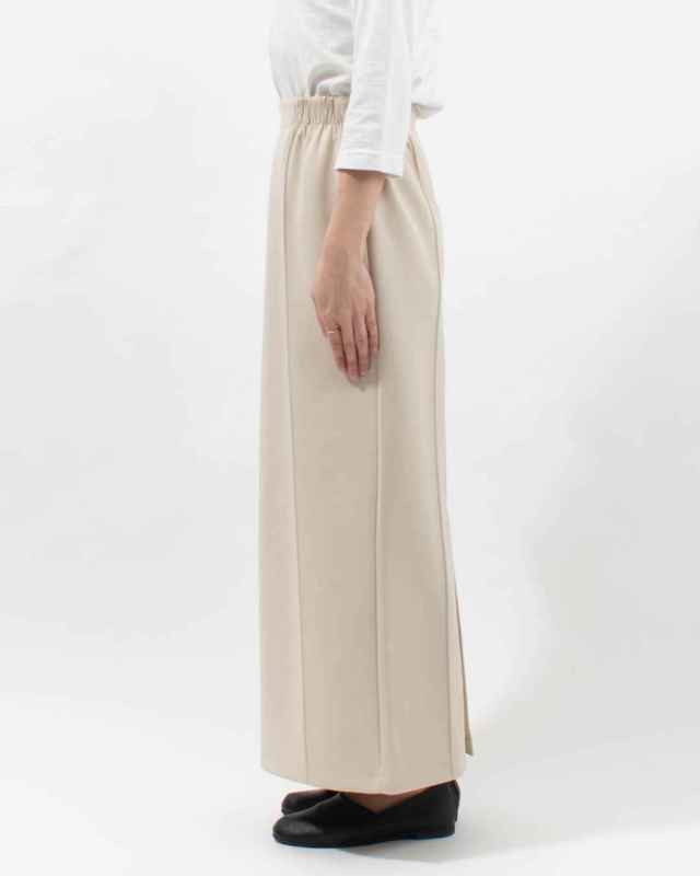 WQS7107  hunch きれいめダンボール ピンタックロングスカート