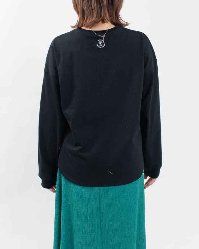 WTS6960 hunch USAコットン×OE天竺 ロゴロンT