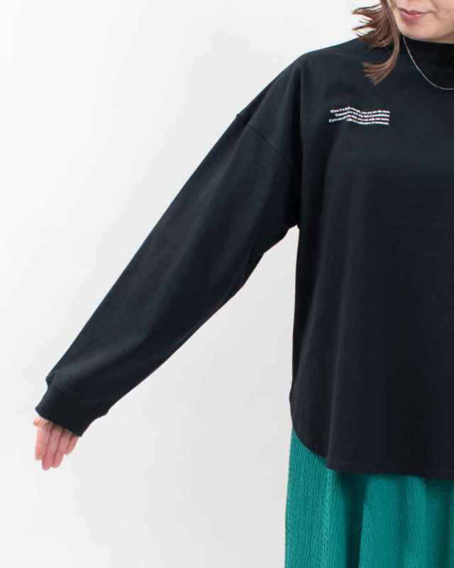 WTS6960 hunch USAコットン×OE天竺 ロゴロンT