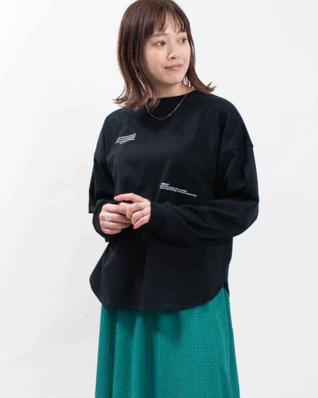 WTS6960 hunch USAコットン×OE天竺 ロゴロンT