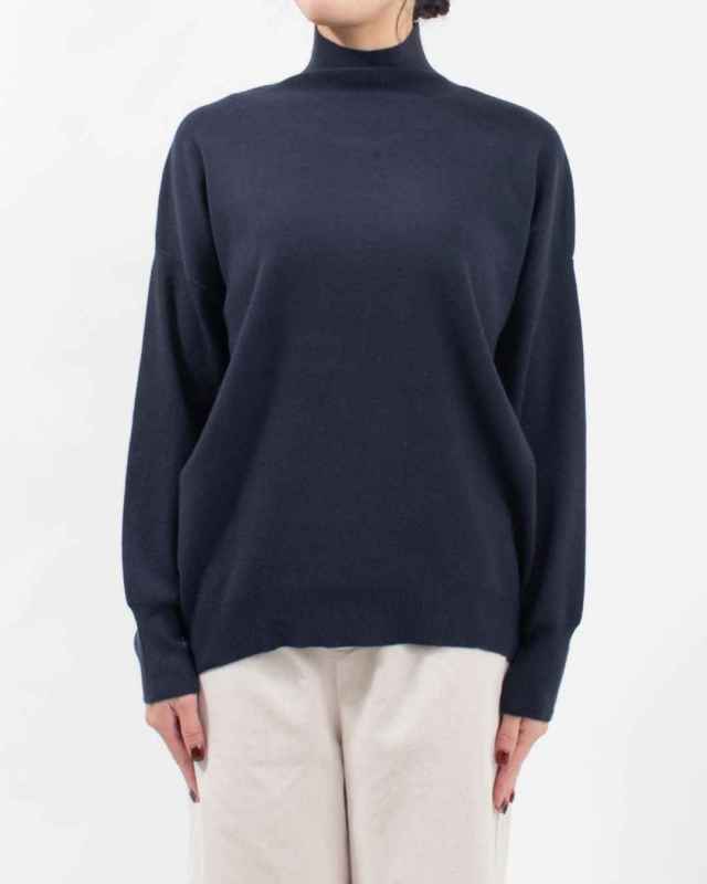 WVQ7081　hunch やわもちヤーン タートルドルマンニット